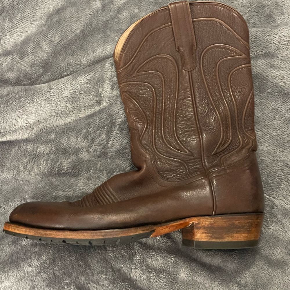 Men's Tecovas brown Leather boots - Picture 2 of 5